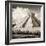 ¡Viva Mexico! Square Collection - El Castillo Pyramid in Chichen Itza VI-Philippe Hugonnard-Framed Photographic Print