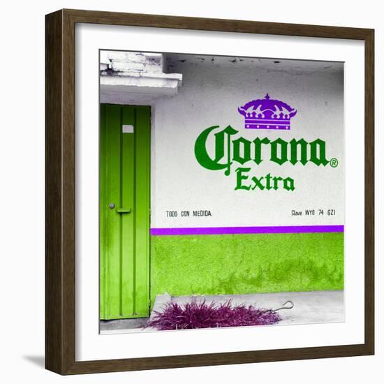 ¡Viva Mexico! Square Collection - Green Extra-Philippe Hugonnard-Framed Photographic Print