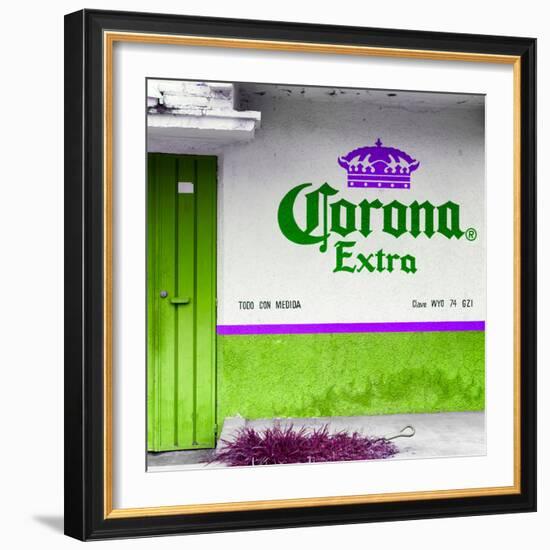 ¡Viva Mexico! Square Collection - Green Extra-Philippe Hugonnard-Framed Photographic Print