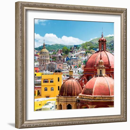 ¡Viva Mexico! Square Collection - Guanajuato Architecture II-Philippe Hugonnard-Framed Photographic Print