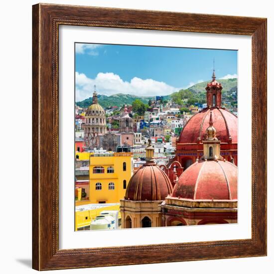 ¡Viva Mexico! Square Collection - Guanajuato Architecture II-Philippe Hugonnard-Framed Photographic Print