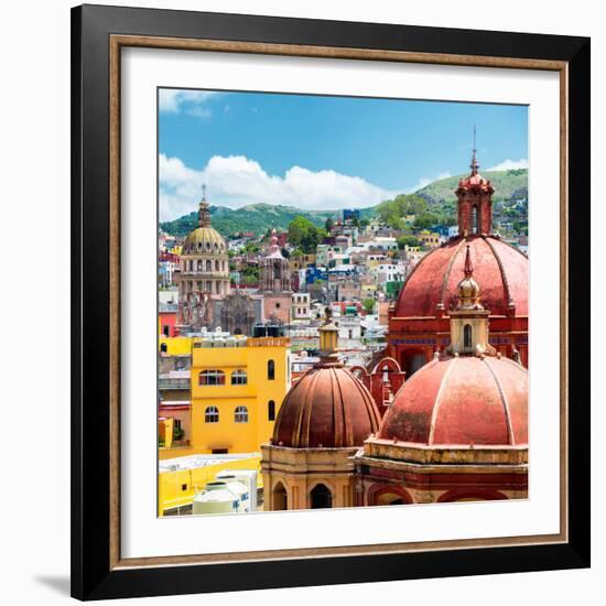 ¡Viva Mexico! Square Collection - Guanajuato Architecture II-Philippe Hugonnard-Framed Photographic Print