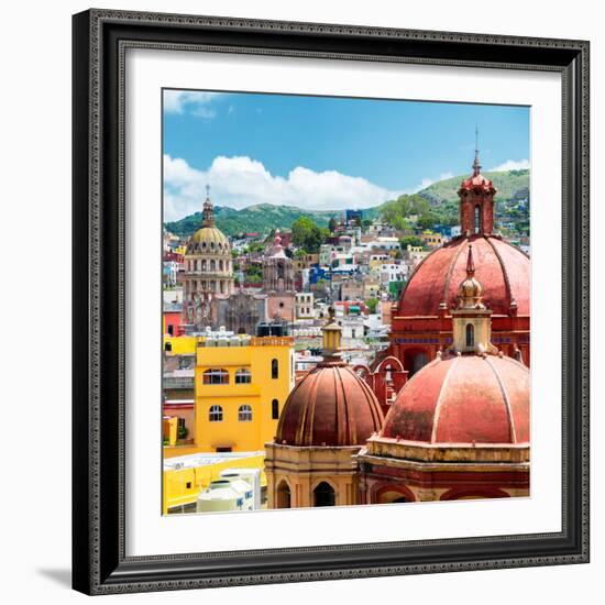 ¡Viva Mexico! Square Collection - Guanajuato Architecture II-Philippe Hugonnard-Framed Photographic Print