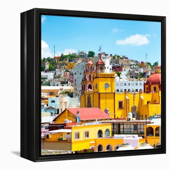 ¡Viva Mexico! Square Collection - Guanajuato Architecture VIII-Philippe Hugonnard-Framed Premier Image Canvas