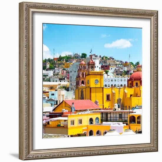 ¡Viva Mexico! Square Collection - Guanajuato Architecture VIII-Philippe Hugonnard-Framed Photographic Print