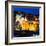 ¡Viva Mexico! Square Collection - Guanajuato Church by Night-Philippe Hugonnard-Framed Photographic Print