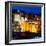 ¡Viva Mexico! Square Collection - Guanajuato Church by Night-Philippe Hugonnard-Framed Photographic Print