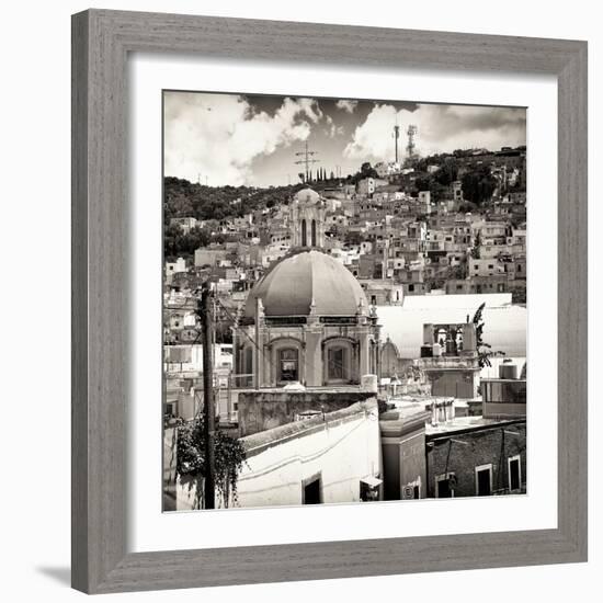 ?Viva Mexico! Square Collection - Guanajuato Colorful City VI-Philippe Hugonnard-Framed Photographic Print