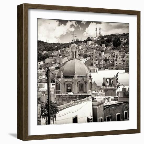 ?Viva Mexico! Square Collection - Guanajuato Colorful City VI-Philippe Hugonnard-Framed Photographic Print