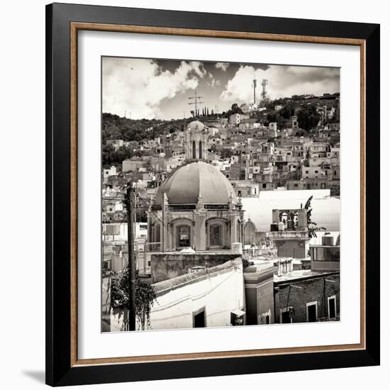 ?Viva Mexico! Square Collection - Guanajuato Colorful City VI-Philippe Hugonnard-Framed Photographic Print