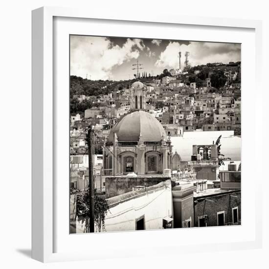 ?Viva Mexico! Square Collection - Guanajuato Colorful City VI-Philippe Hugonnard-Framed Photographic Print