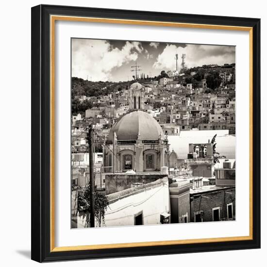 ?Viva Mexico! Square Collection - Guanajuato Colorful City VI-Philippe Hugonnard-Framed Photographic Print