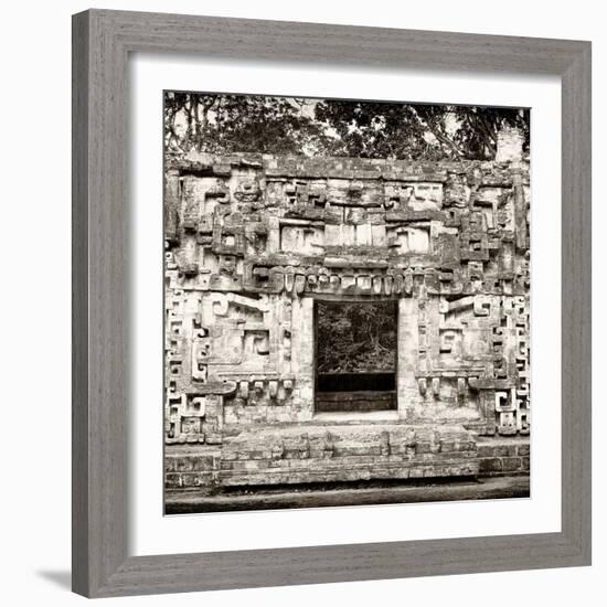 ¡Viva Mexico! Square Collection - Hochob Mayan Pyramids of Campeche I-Philippe Hugonnard-Framed Photographic Print