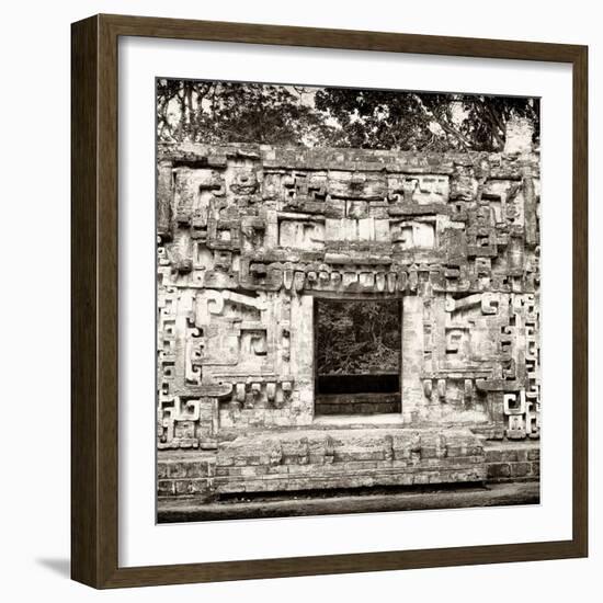 ¡Viva Mexico! Square Collection - Hochob Mayan Pyramids of Campeche I-Philippe Hugonnard-Framed Photographic Print