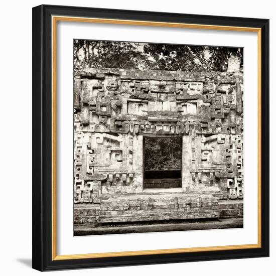 ¡Viva Mexico! Square Collection - Hochob Mayan Pyramids of Campeche I-Philippe Hugonnard-Framed Photographic Print