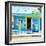 ¡Viva Mexico! Square Collection - "La Esquina" Blue Supermarket - Cancun-Philippe Hugonnard-Framed Photographic Print