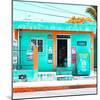 ¡Viva Mexico! Square Collection - "La Esquina" Coral Green Supermarket - Cancun-Philippe Hugonnard-Mounted Photographic Print