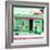 ¡Viva Mexico! Square Collection - "La Esquina" Green Supermarket - Cancun-Philippe Hugonnard-Framed Photographic Print