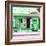 ¡Viva Mexico! Square Collection - "La Esquina" Green Supermarket - Cancun-Philippe Hugonnard-Framed Photographic Print