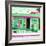 ¡Viva Mexico! Square Collection - "La Esquina" Green Supermarket - Cancun-Philippe Hugonnard-Framed Photographic Print