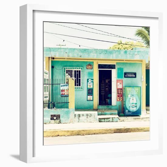 ?Viva Mexico! Square Collection - "La Esquina" Supermarket II - Cancun-Philippe Hugonnard-Framed Photographic Print