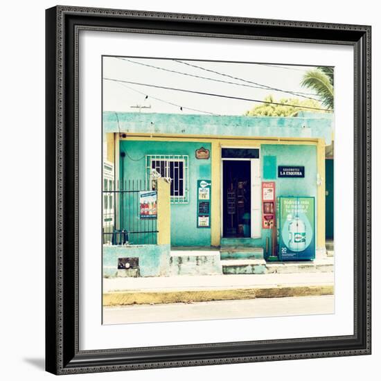 ?Viva Mexico! Square Collection - "La Esquina" Supermarket II - Cancun-Philippe Hugonnard-Framed Photographic Print