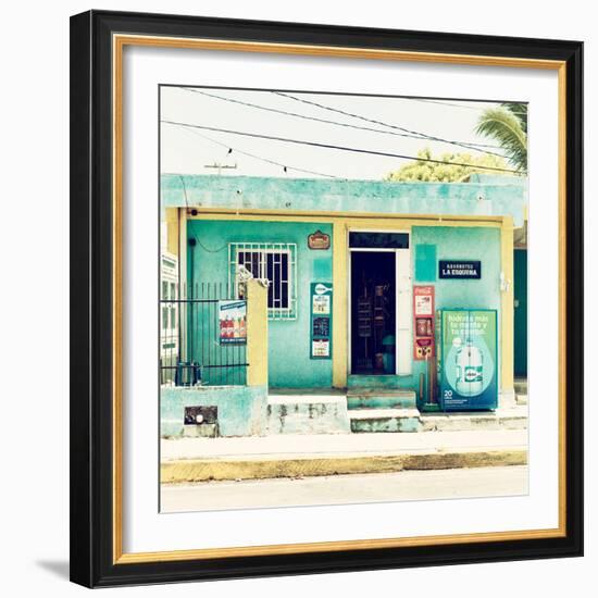 ?Viva Mexico! Square Collection - "La Esquina" Supermarket II - Cancun-Philippe Hugonnard-Framed Photographic Print