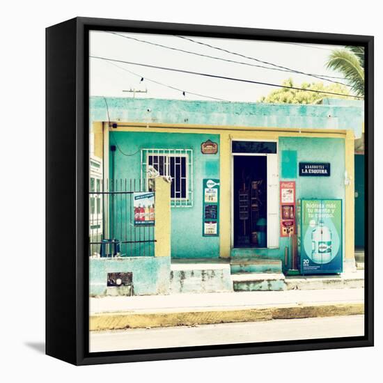 ?Viva Mexico! Square Collection - "La Esquina" Supermarket II - Cancun-Philippe Hugonnard-Framed Premier Image Canvas