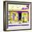 ¡Viva Mexico! Square Collection - "La Esquina" Yellow Supermarket - Cancun-Philippe Hugonnard-Framed Photographic Print