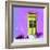 ¡Viva Mexico! Square Collection - Lime Green Door & Purple Wall in Campeche-Philippe Hugonnard-Framed Photographic Print