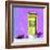 ¡Viva Mexico! Square Collection - Lime Green Door & Purple Wall in Campeche-Philippe Hugonnard-Framed Photographic Print