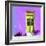 ¡Viva Mexico! Square Collection - Lime Green Door & Purple Wall in Campeche-Philippe Hugonnard-Framed Photographic Print