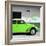 ?Viva Mexico! Square Collection - Lime Green VW Beetle Car & Peace Symbol-Philippe Hugonnard-Framed Photographic Print