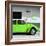 ?Viva Mexico! Square Collection - Lime Green VW Beetle Car & Peace Symbol-Philippe Hugonnard-Framed Photographic Print