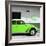 ?Viva Mexico! Square Collection - Lime Green VW Beetle Car & Peace Symbol-Philippe Hugonnard-Framed Photographic Print