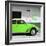 ?Viva Mexico! Square Collection - Lime Green VW Beetle Car & Peace Symbol-Philippe Hugonnard-Framed Photographic Print