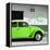 ?Viva Mexico! Square Collection - Lime Green VW Beetle Car & Peace Symbol-Philippe Hugonnard-Framed Premier Image Canvas