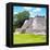 ¡Viva Mexico! Square Collection - Mayan Ruins - Edzna II-Philippe Hugonnard-Framed Premier Image Canvas