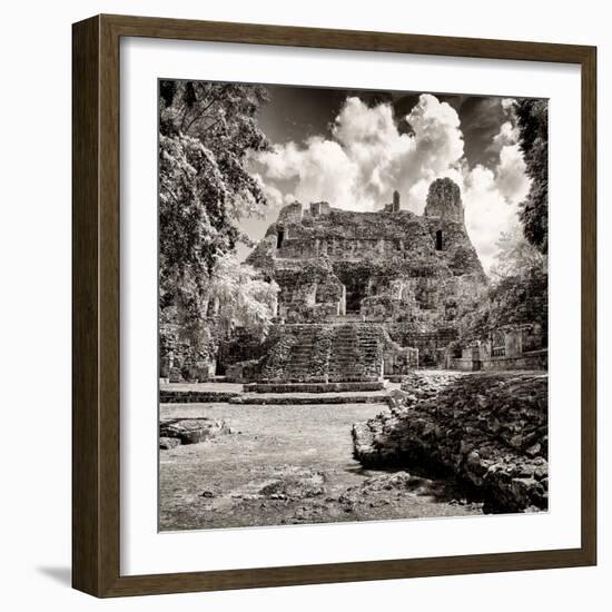 ¡Viva Mexico! Square Collection - Mayan Ruins II-Philippe Hugonnard-Framed Photographic Print