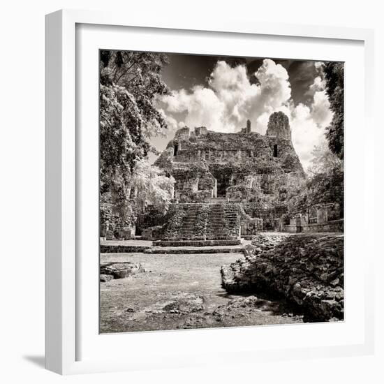 ¡Viva Mexico! Square Collection - Mayan Ruins II-Philippe Hugonnard-Framed Photographic Print