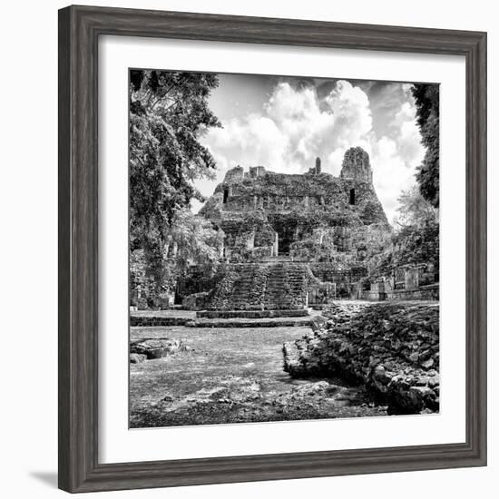 ¡Viva Mexico! Square Collection - Mayan Ruins III-Philippe Hugonnard-Framed Photographic Print