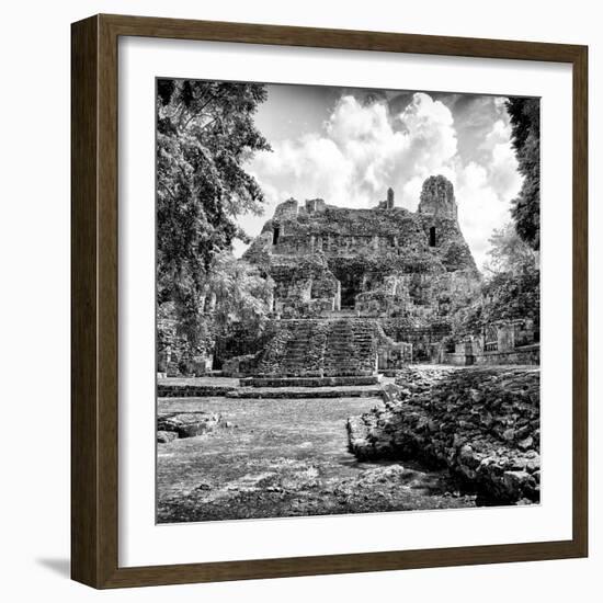 ¡Viva Mexico! Square Collection - Mayan Ruins III-Philippe Hugonnard-Framed Photographic Print