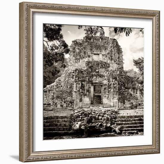 ¡Viva Mexico! Square Collection - Mayan Ruins of Campeche I-Philippe Hugonnard-Framed Photographic Print