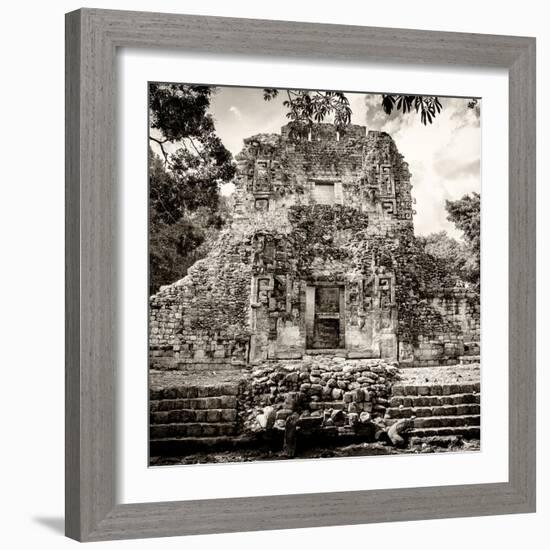 ¡Viva Mexico! Square Collection - Mayan Ruins of Campeche I-Philippe Hugonnard-Framed Photographic Print
