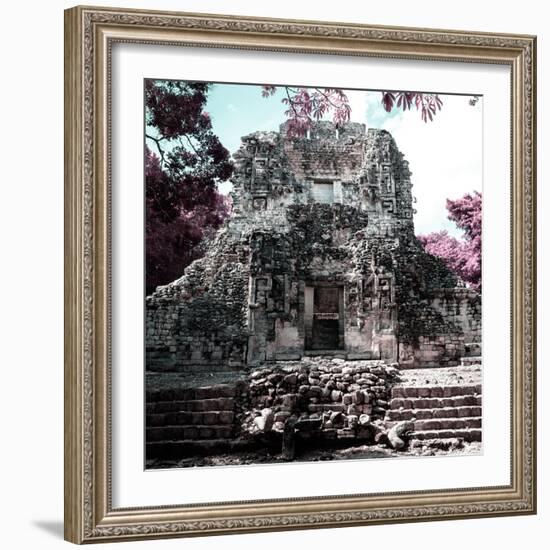 ¡Viva Mexico! Square Collection - Mayan Ruins of Campeche III-Philippe Hugonnard-Framed Photographic Print