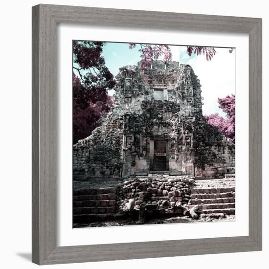 ¡Viva Mexico! Square Collection - Mayan Ruins of Campeche III-Philippe Hugonnard-Framed Photographic Print