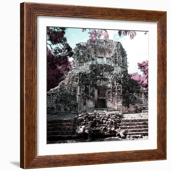 ¡Viva Mexico! Square Collection - Mayan Ruins of Campeche III-Philippe Hugonnard-Framed Photographic Print