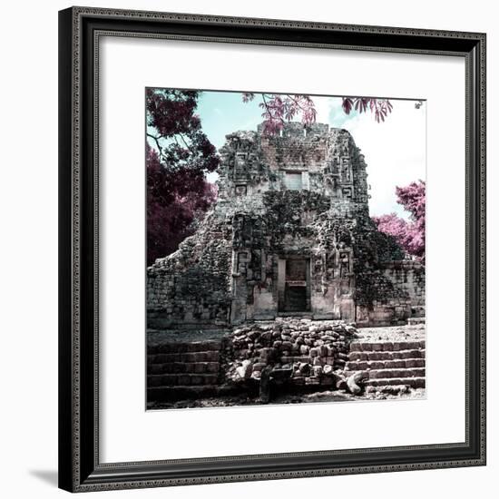 ¡Viva Mexico! Square Collection - Mayan Ruins of Campeche III-Philippe Hugonnard-Framed Photographic Print