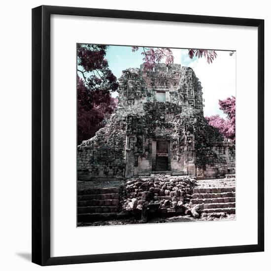 ¡Viva Mexico! Square Collection - Mayan Ruins of Campeche III-Philippe Hugonnard-Framed Photographic Print