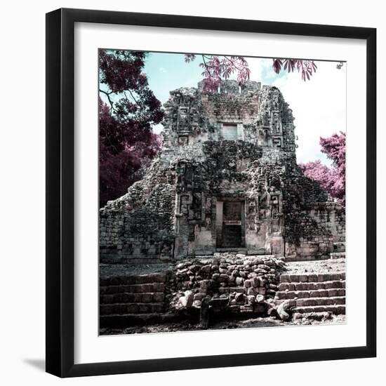 ¡Viva Mexico! Square Collection - Mayan Ruins of Campeche III-Philippe Hugonnard-Framed Photographic Print